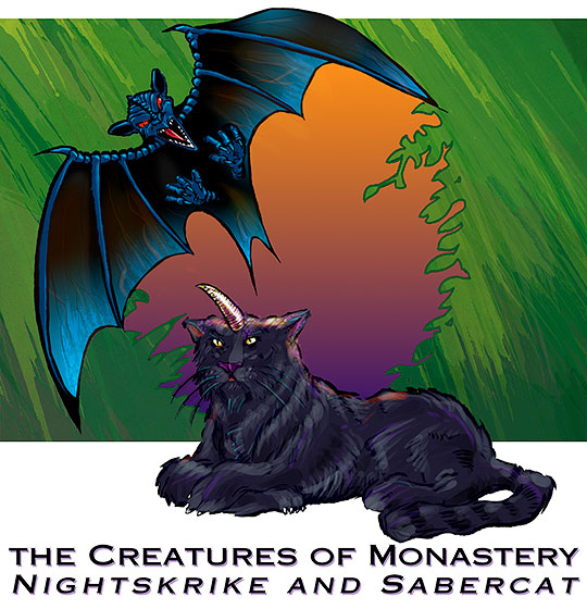 Nightshrike and Sabercat